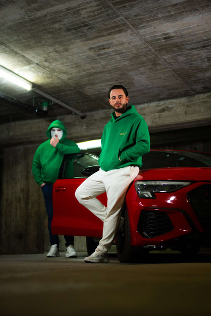 Gangster Hoodie Day Date Grün/Gold